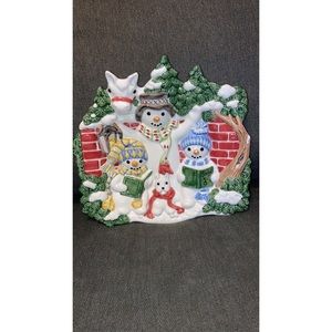 Fitz and Floyd Essentials Christmas decor plate